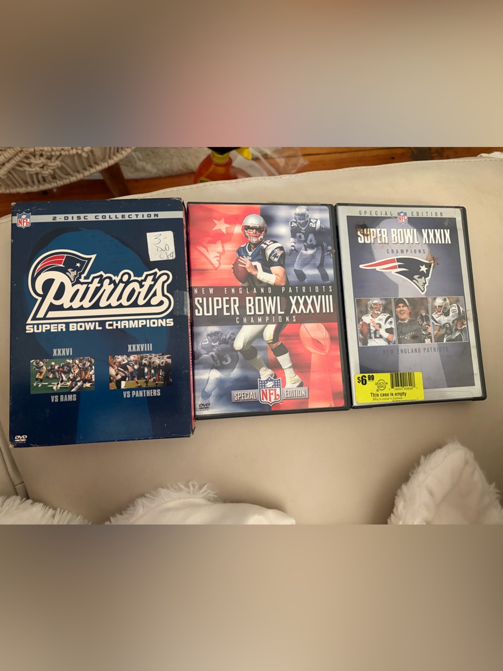 New England Patriots Super Bowl XXXVIII DVD - Red & Blue